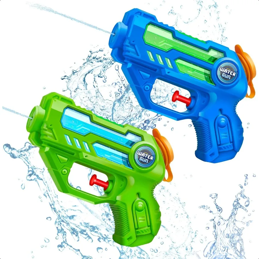 

Water Guns for 2 Pack Mini Squirt Water Gun with Trigger Small Water Pistol Blaster Toys for Boys Girls Toddlers Summer Toys Ou