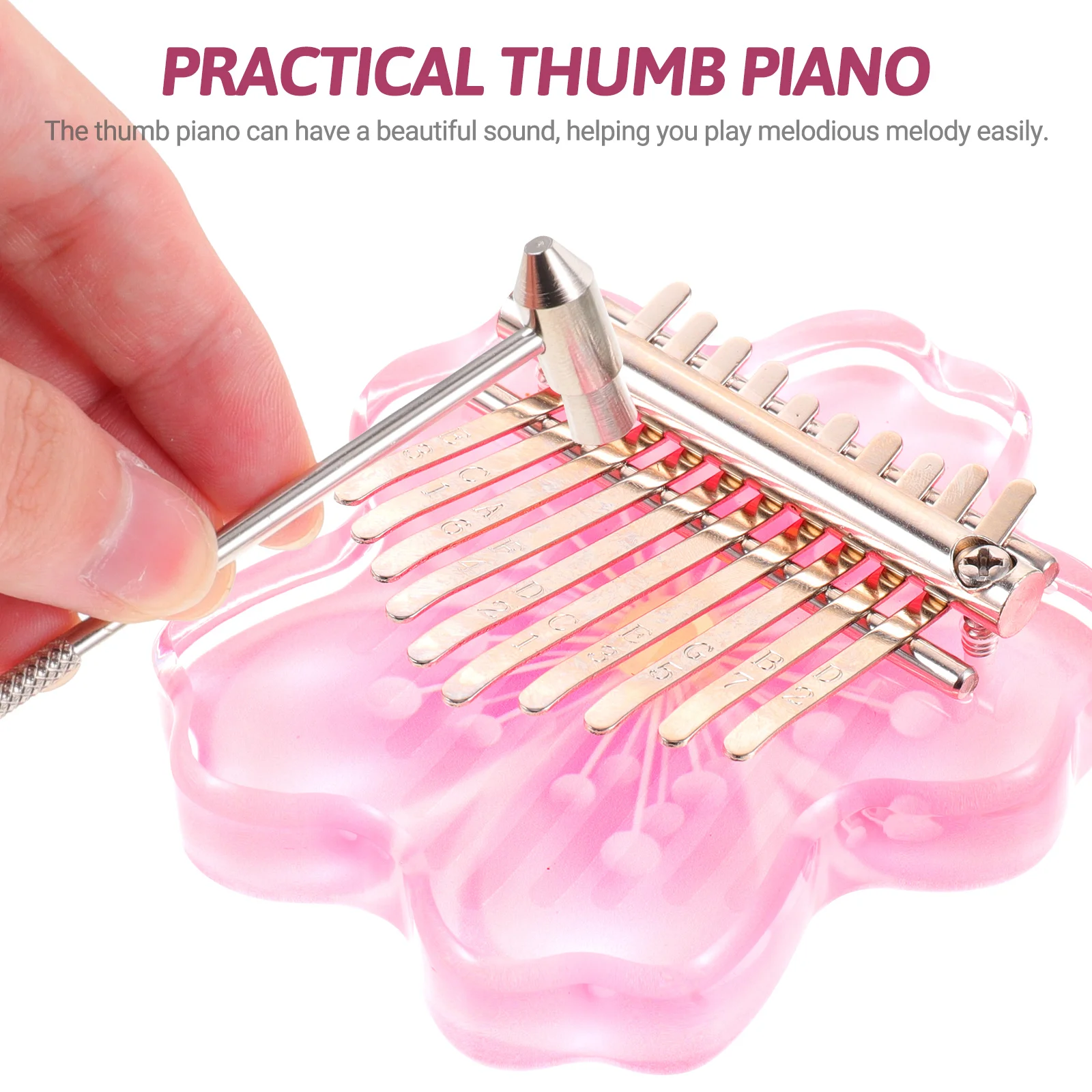 

Kalimba Assorted Color Thumb Piano Mini Musical Instrument Small Finger Metal Instruments