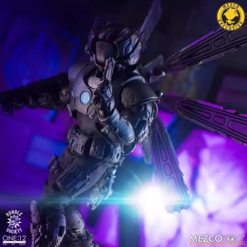 MEZCO 1/12 Gotowy Produkt Ruchoma Figurka Wysokiej Jakości Spartan Krig Eradicator Black Bee Anime Zabawki Model Prezent Festiwalowy dla Chłopców