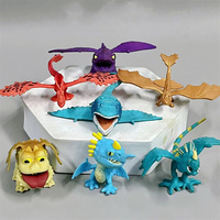 7-11cm cartoon how to train Night Fury figure toy kids PVC collection berk dragon model