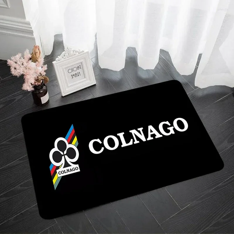 Bicycle Mat Living Room C-Colnago Rugs Foot Carpets Entrance Doormat  Floor Mats Carpet Anti Slip Mat Home Kitchen Hallway Decor