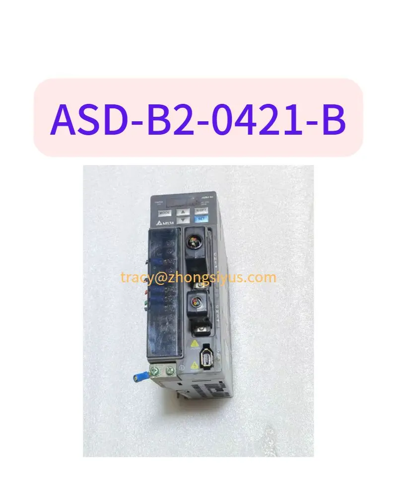 

ASD-B2-0421-B used 400W servo drive, in stock, tested ok， function normally