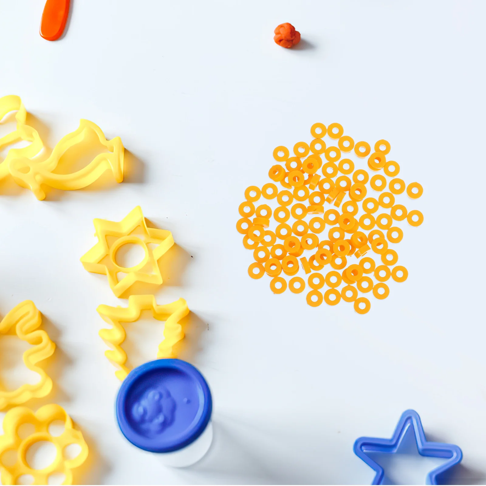 

100Pcs Axle Sleeve Plastic Bushings Shaft Inserts for Educational Projects Vehicle Assembly Parts