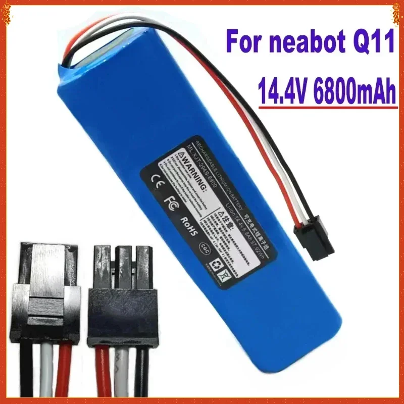 

14.4 6800mAh Rechargeable Li-ion Battery for Neabot Robotic Vacuum Cleaner Q11