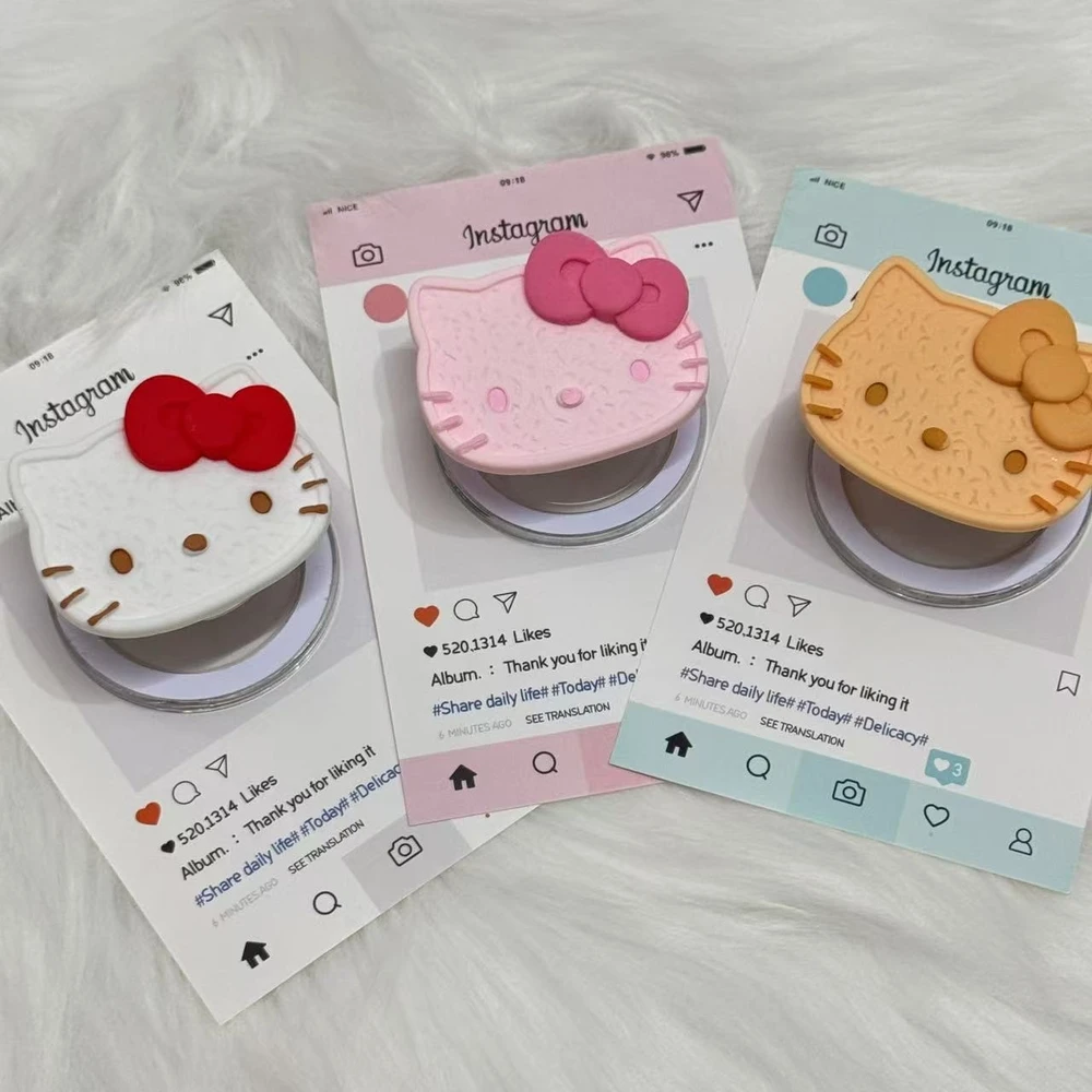 Cute Cartoon Sanrio Hello Kitty Magnetic Holder Grip Tok Griptok Phone Stand Holder Support For iPhone Samsung Magsafe Smart Tok