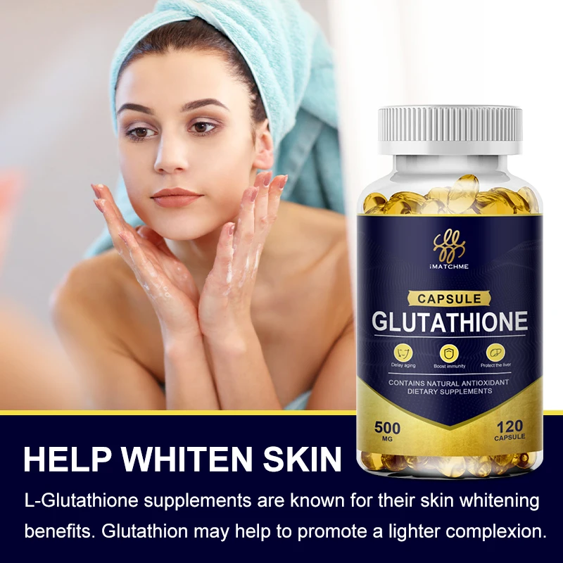 Collagen Glutathione Capsules Dietary Supplement,For Whitening Beauty Skin Care Anti-Aging Skin Plump Face Skin,Health Support