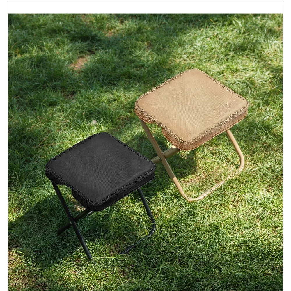 

Folding Stool Outdoor Climbing Folding Chair Camping Pencil Case Stool Ultra-light Portable Small Stool Travel Essential