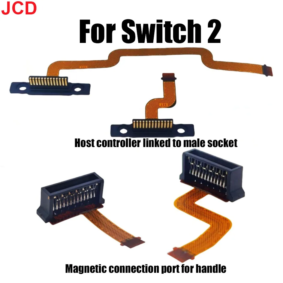 

JCD Suitable For Switch2 Handle Magnetic Connection Port For Switch2 NS2 Host End Handle Link Socket Handle Link Male Socket