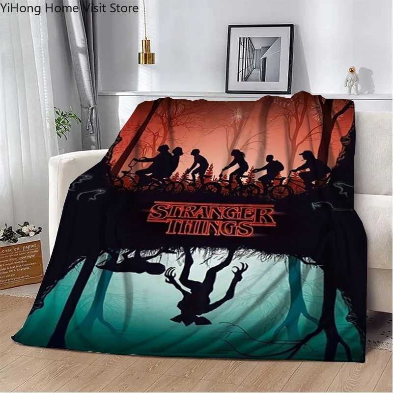 Manta de Franela Personalizada con Diseño de Terror y Thriller Impresa en 3D, Manta Cálida para Sala de Estar, Sofá, Camping, Picnic, Regalos para Días Festivos