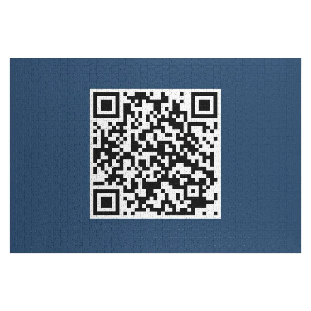 

Rick Astley - Never Gonna Give You Up QR Code Jigsaw Puzzle Anime Customizeds For Kids Personalized For Kids Puzzle
