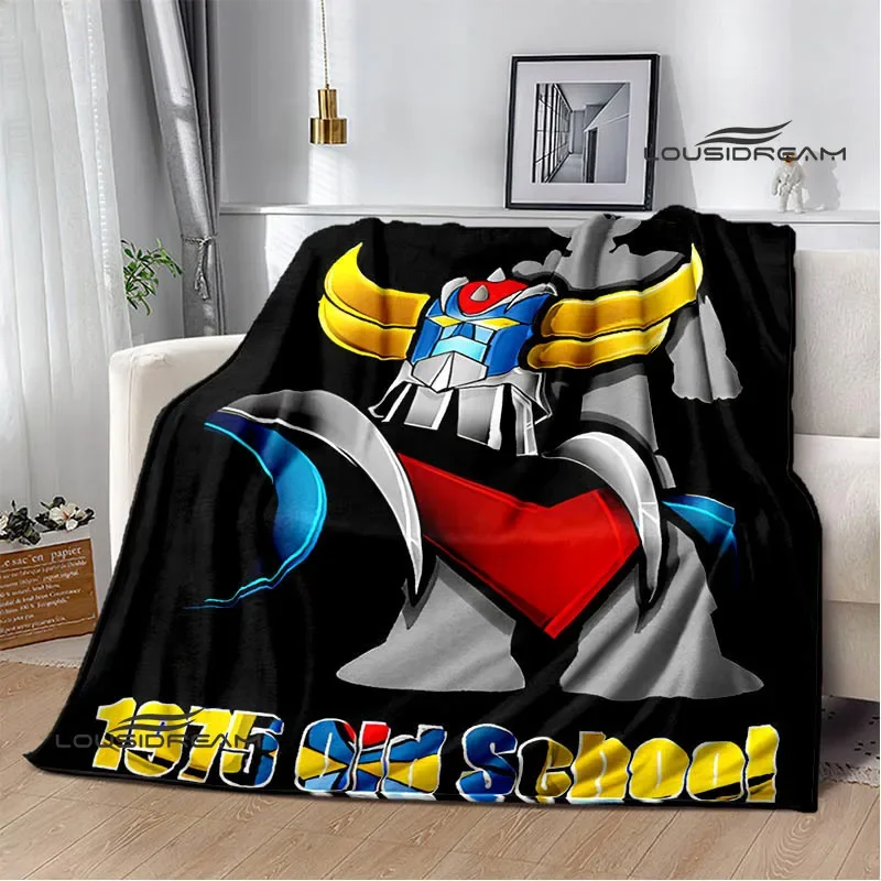 OVNI ROBO GRENDIZER GOLDORAK mantas estampadas mantas cálidas manta de picnic manta de viaje para el hogar regalo de cumpleaños