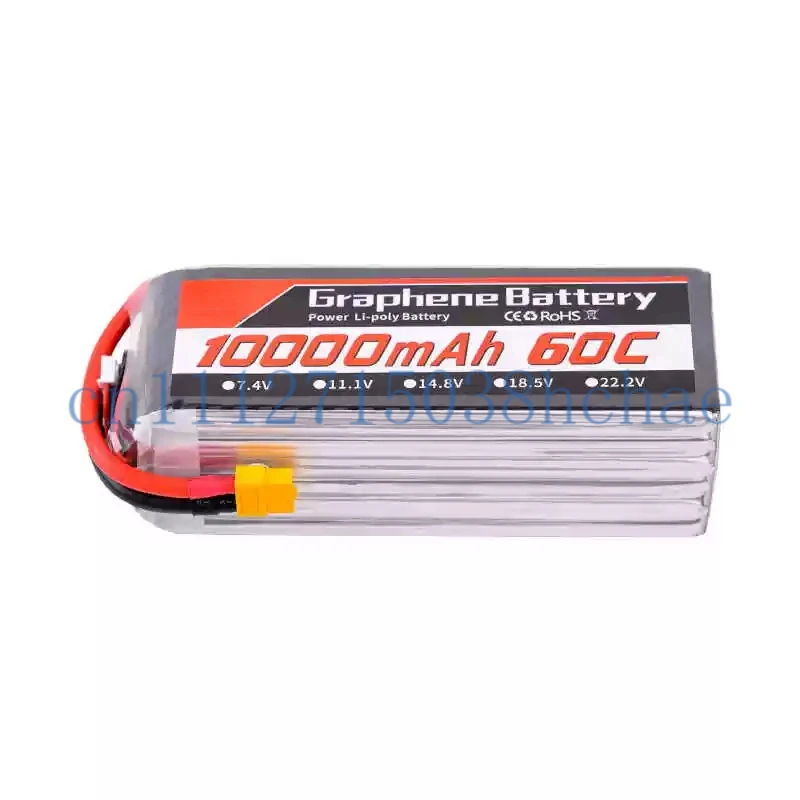For GW Battery 22.2V 6S 10000mAh 60C 10-inch for Racing Drones and RC Vehicles/Boats