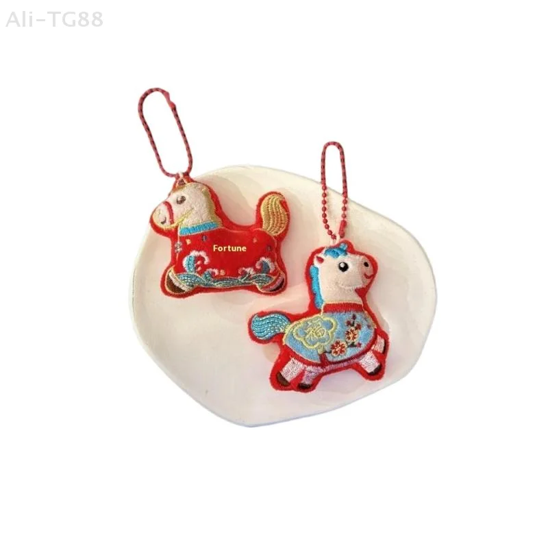 

Подвеска-аксессуар для школьной сумки, праздничная кукла Year of the Horse Zodiac