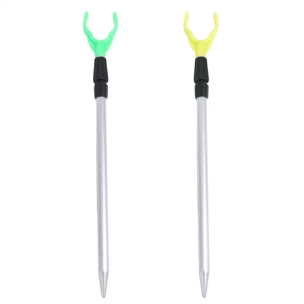 

Aluminum Alloy Telescopic Fishing Stand Adjustable Telescopic Fishing Rod Holder Fixed Extending Portable