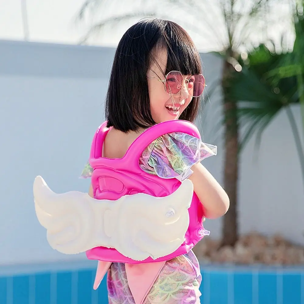 Angel Wings Childs Saving Vest New PVC Portable Swimming Circle Exquisite Lightweight Inflatable Vest Child