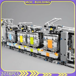 MOC Building Blocks GBC Model Ball Rolling Machine Ball Factory Stepper DIY Assembly Bricks Toys Christmas Gift