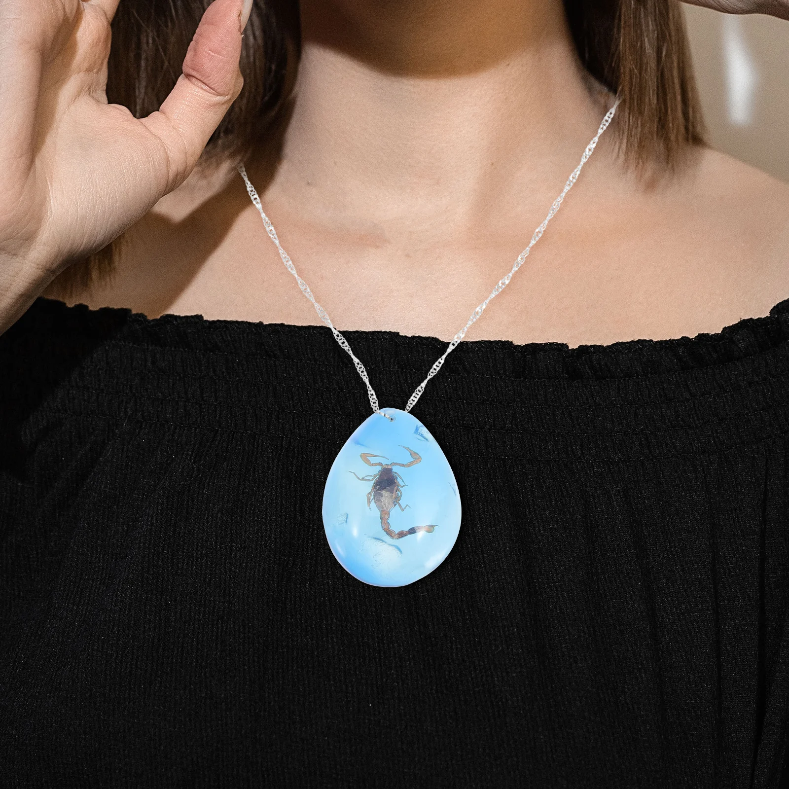 

4 Pcs Insect Amber Specimen Decorative Resin Decoration Decorations Crafts Bugs