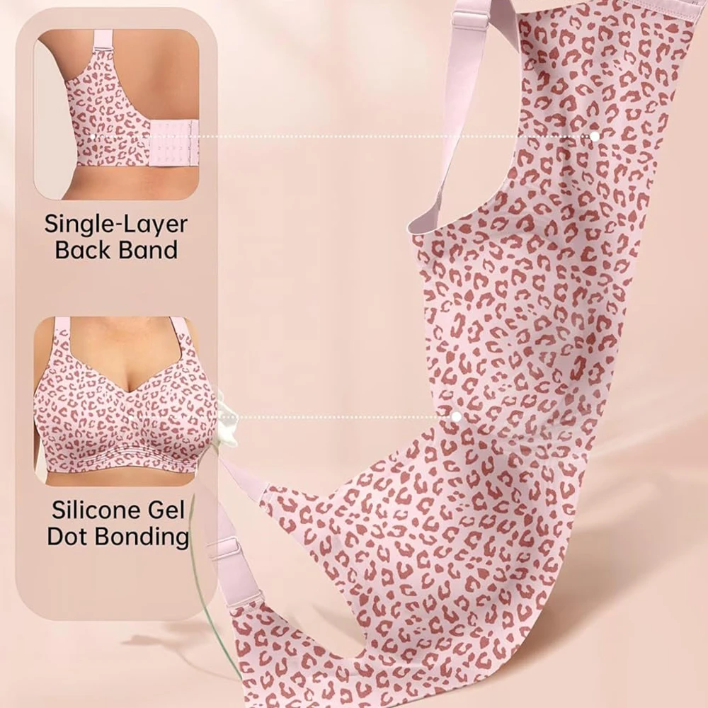 Leopard Print Seamless Jelly B - Full Coverage Bra ulasan dan harga