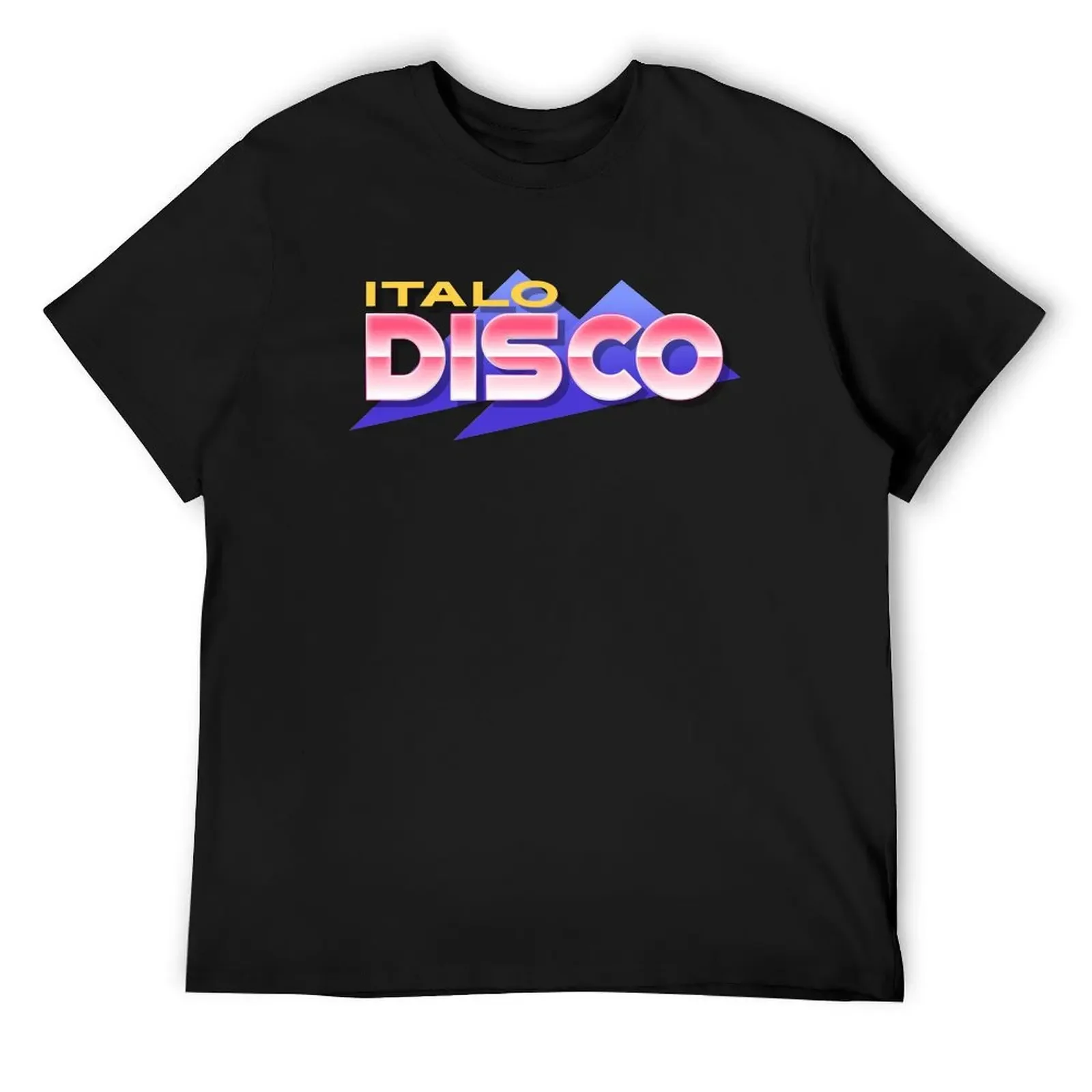 ITALO DISCO T-Shirt blue archive for a boy blacks fruit of the loom mens t shirts