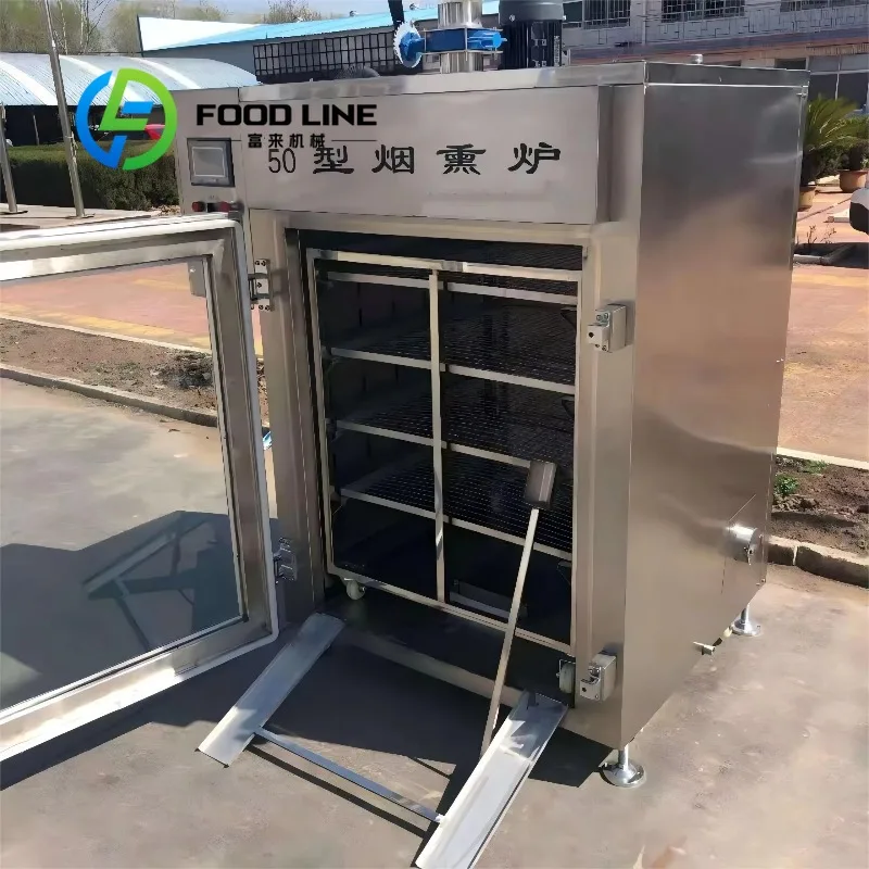 Smoking Oven, Low Noise Commercial Smoker Oven, Stable Long-running Performance, Suitable For 24 Hours Batch Production