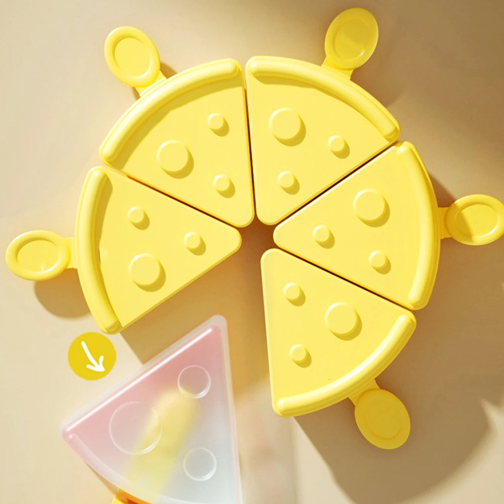

6Pcs Cheese Ice Cream Mold Stackable Plastic Popsicle Maker Tray Reusable DIY Ice Candy Jelly Chocolate Mold Popsicle Molds