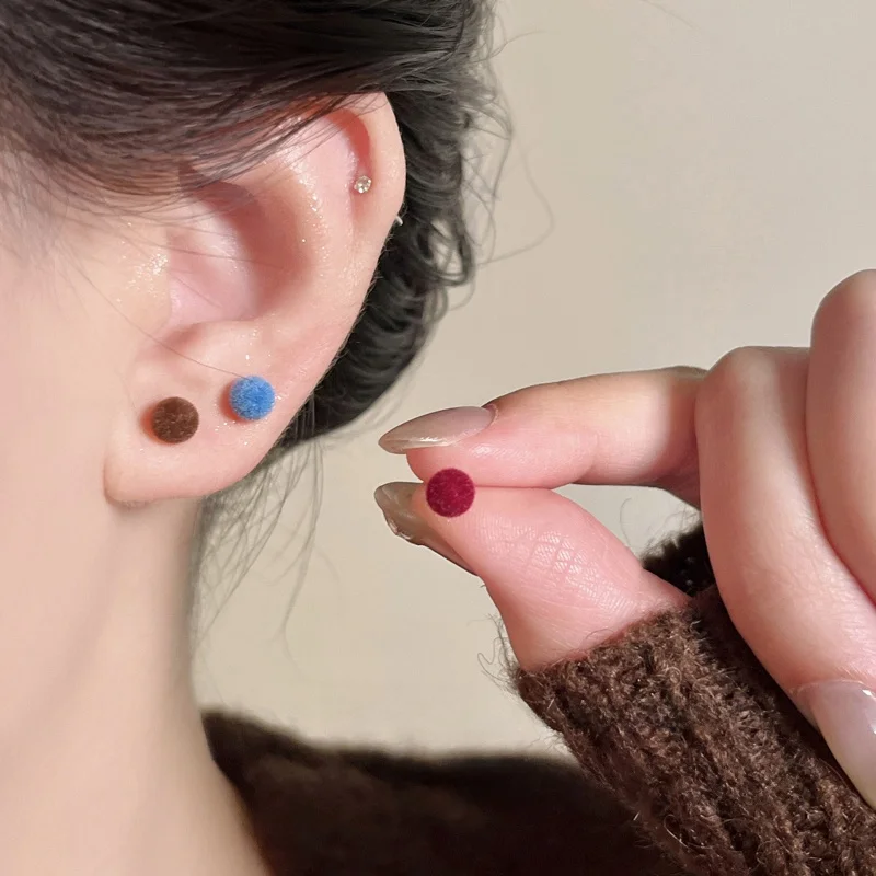 brincos-de-bola-de-veludo-borgonha-fs-estilo-retro-outono-inverno-sensacao-de-luxo-estilo-hong-kong-joia-de-orelh