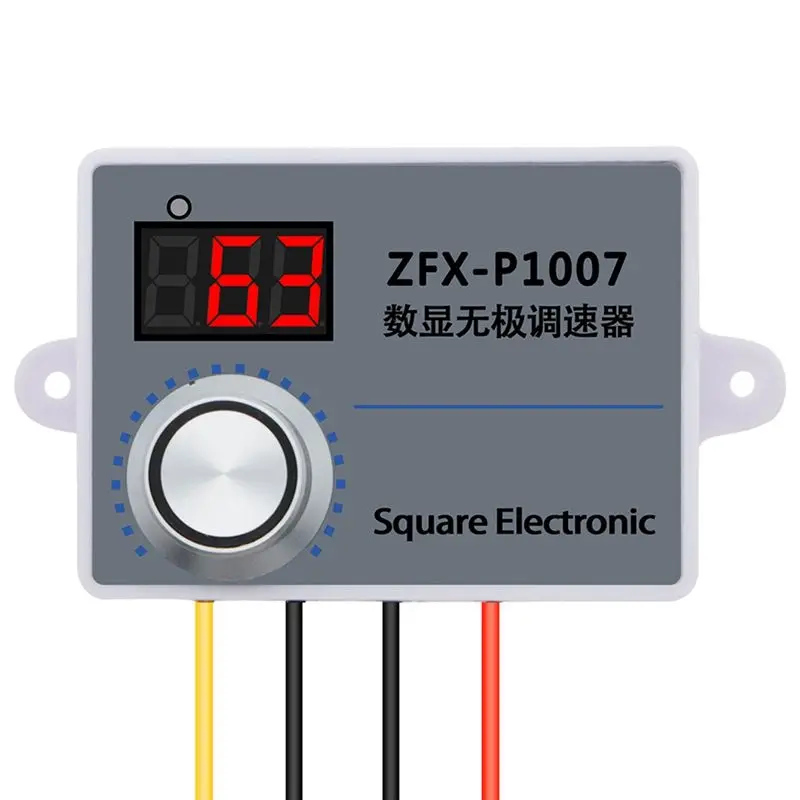 A84X-ZFX-P1007 Speed Regulator Adjustable 220V Fan PWM Switchs Speed Controller Conditioner Digital Display Motor Reducer
