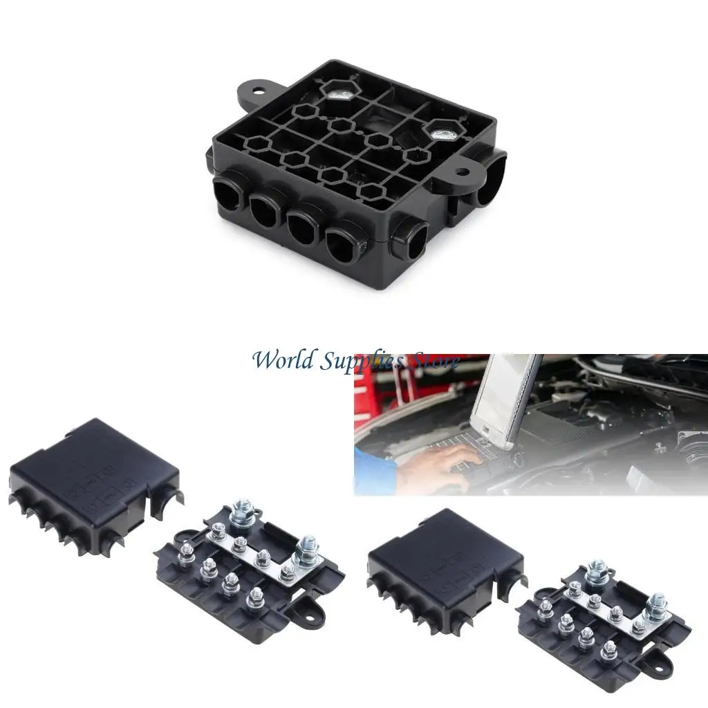 

G6KC Heavy Duty 5 Way Polycarbonate Base Fuses Box for Centralized Power Distribution