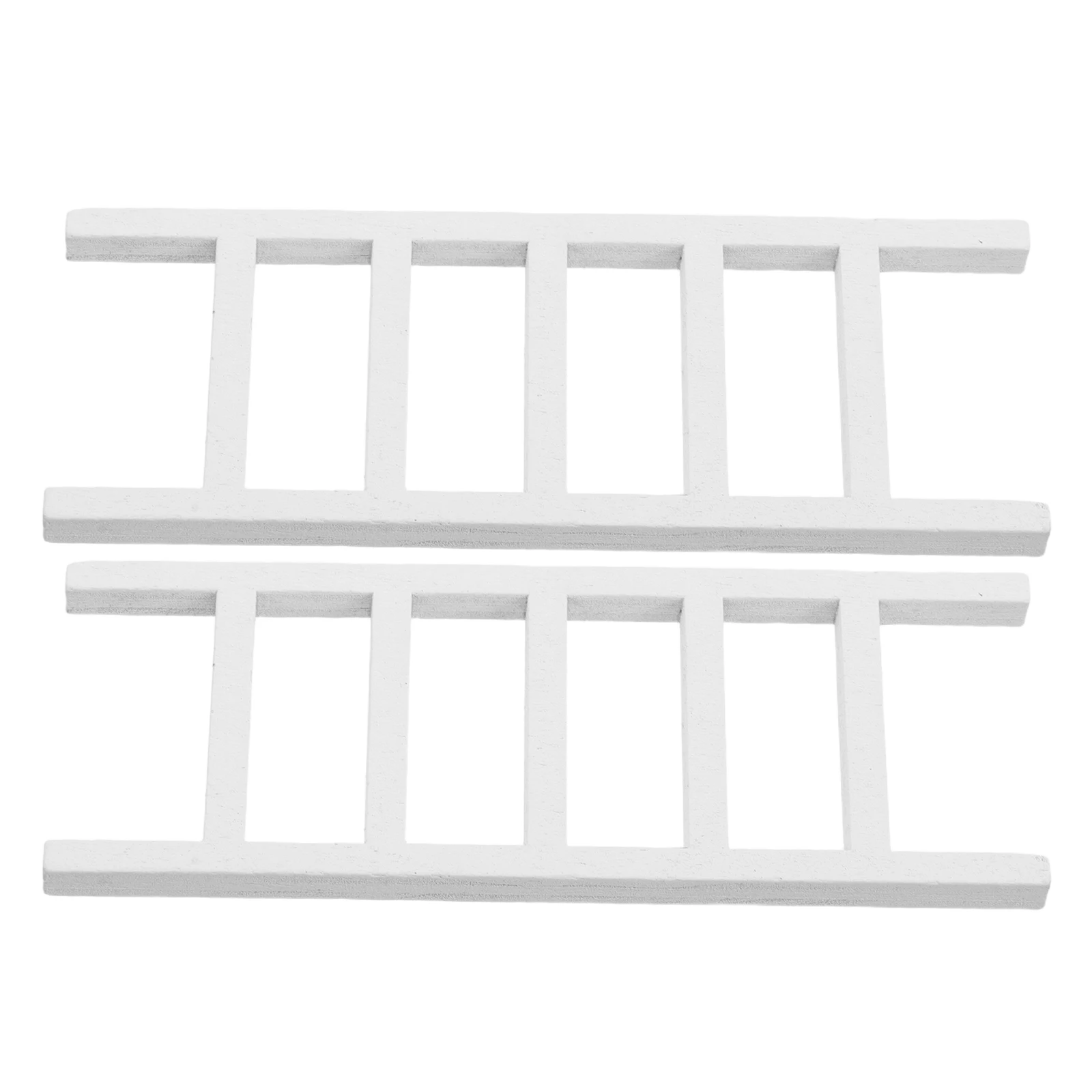 

2pcs Mini Step Ladder: 1: 12 Miniature Dollhouse Furniture Wooden Ladder Diy Craft Accessories For Landscape Scene Cake Decorati
