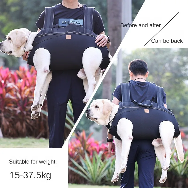 Pet Large Dog Backpack Large Dog Backpack  Multi Functional Outdoor Bag Walking Assistance Stretcher  Disability Assistance Wrap