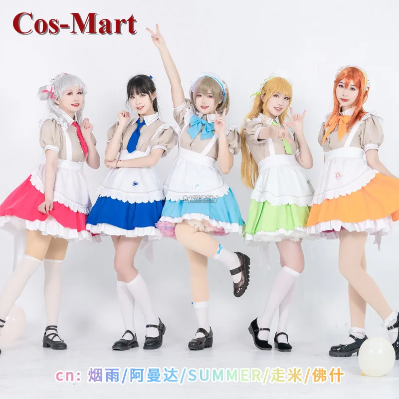 

Cos-Mart Anime LoveLive!SuperStar Liella Tang Keke/Heanna Sumire/Shibuya Kanon/Arashi Chisato/Hazuki Ren Cosplay Maid Dress