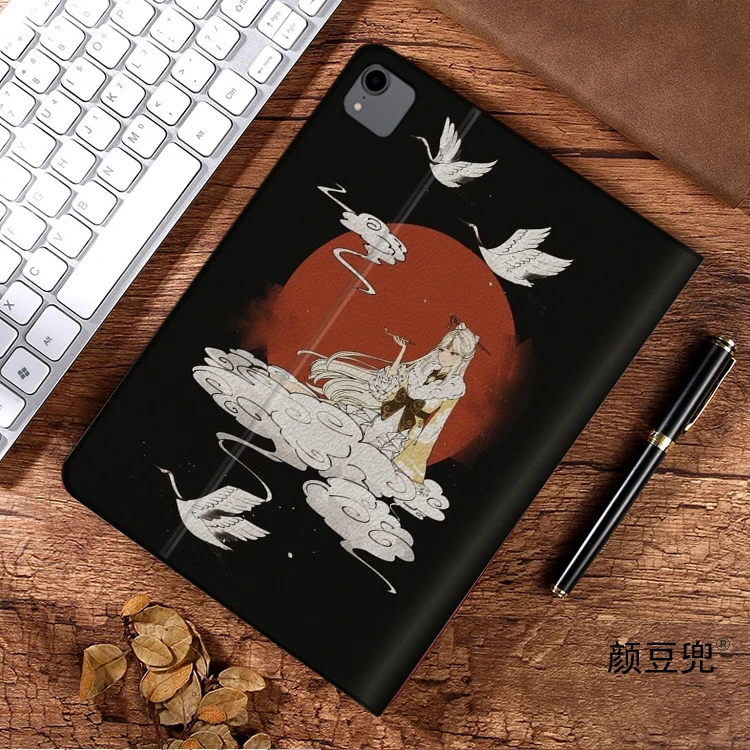 حافظة Ninggua Anime Genshin Impact لجهاز iPad 10.2 7th 8th 10th Air 4 5 Mini 5 6 حافظة فاخرة من السيليكون لجهاز iPad Pro11 12.9 بوصة 2023