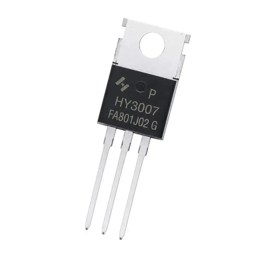 (10 pcs) HY3007P TO-220FB-3L HY3007 - N-Channel Metal-Oxide-Semiconductor Field-Effect Transistor 68V 120A 5mΩ