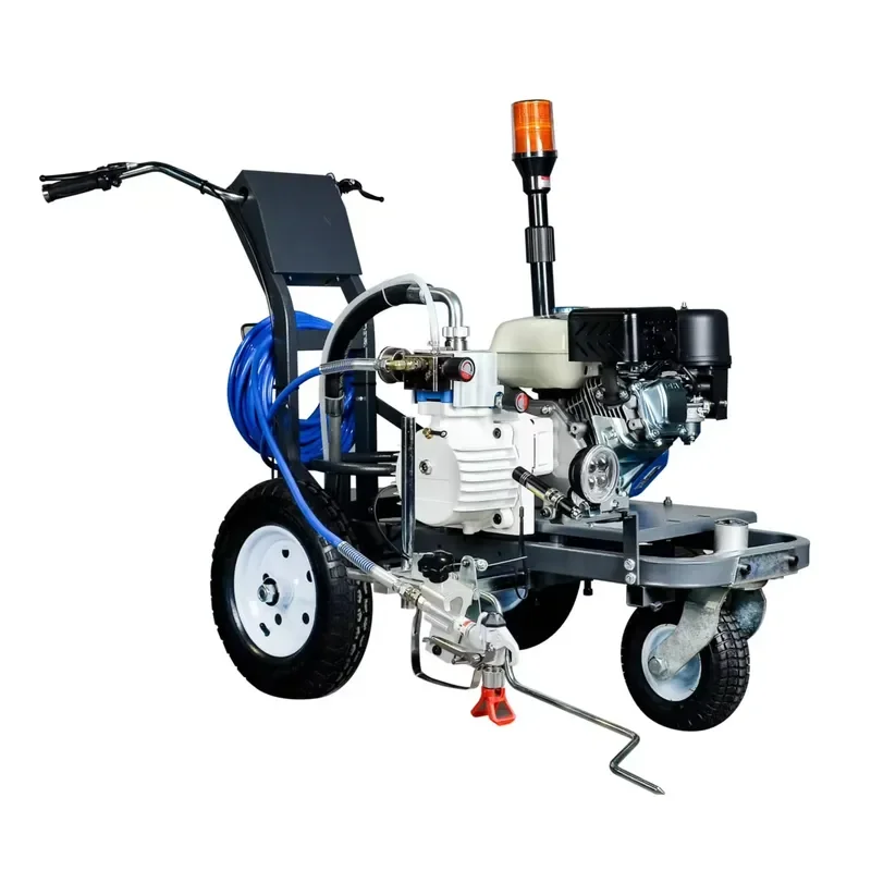Professional Diaphragm Garage Airless Road Marking Scribing Machine with Powerful Cold Spray Gun for Coating Spraying Latex