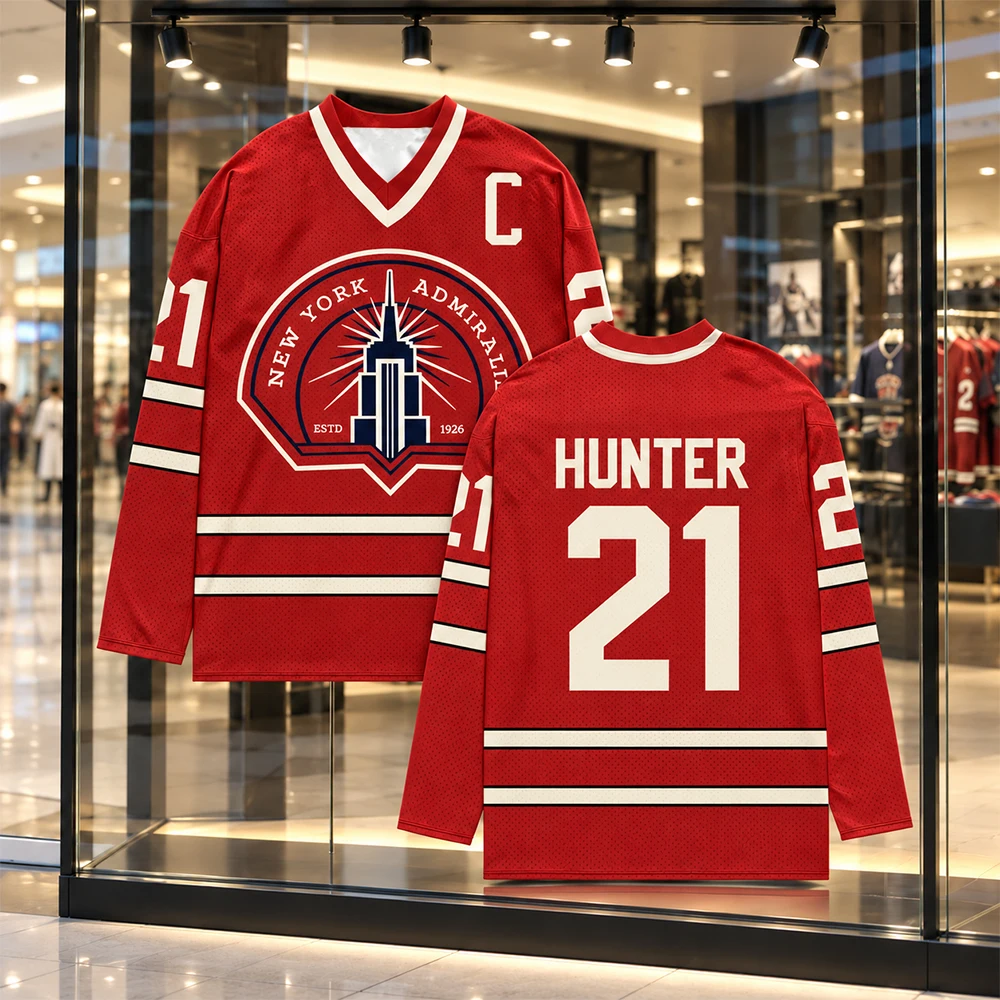 Montreal Metros #24 Shane Hollander Hockey Jersey Heat Rivalry Series Blue Mesh Ice Hockey Uniform  Fan Long Sleeve Sport Tee