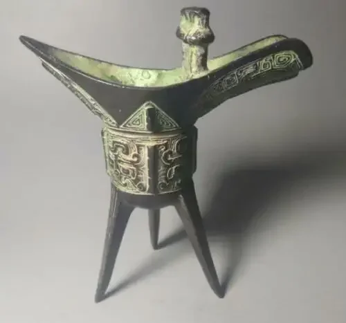 עתיק אוסף מלחמה אוסף מדינות מלחמה תקופת שושלת האן כוסות חצובה