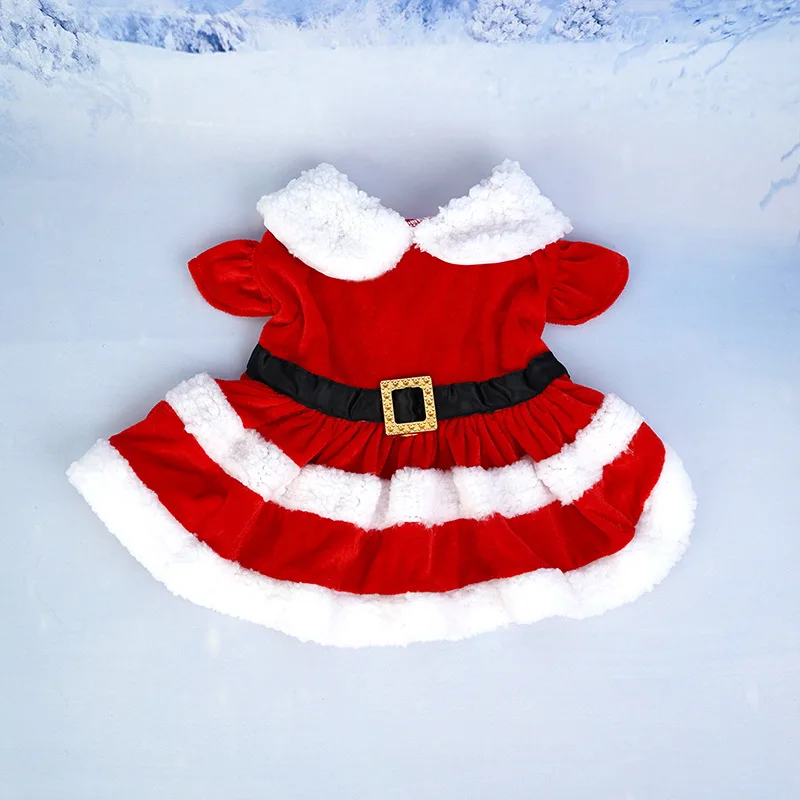 Christmas Dog Dresses For Small Dogs Clothes winter Christmas Cosplay Cat Pet Dog Dress Fancy Princess Puppy XMAS COS CATS Dress