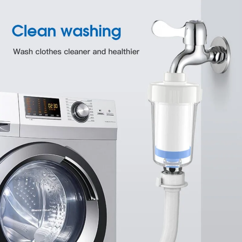 Universal Water Purifier Faucet Filters PP Cotton Removable Washable Shower Spray Head Washing Machine Tap Strainer