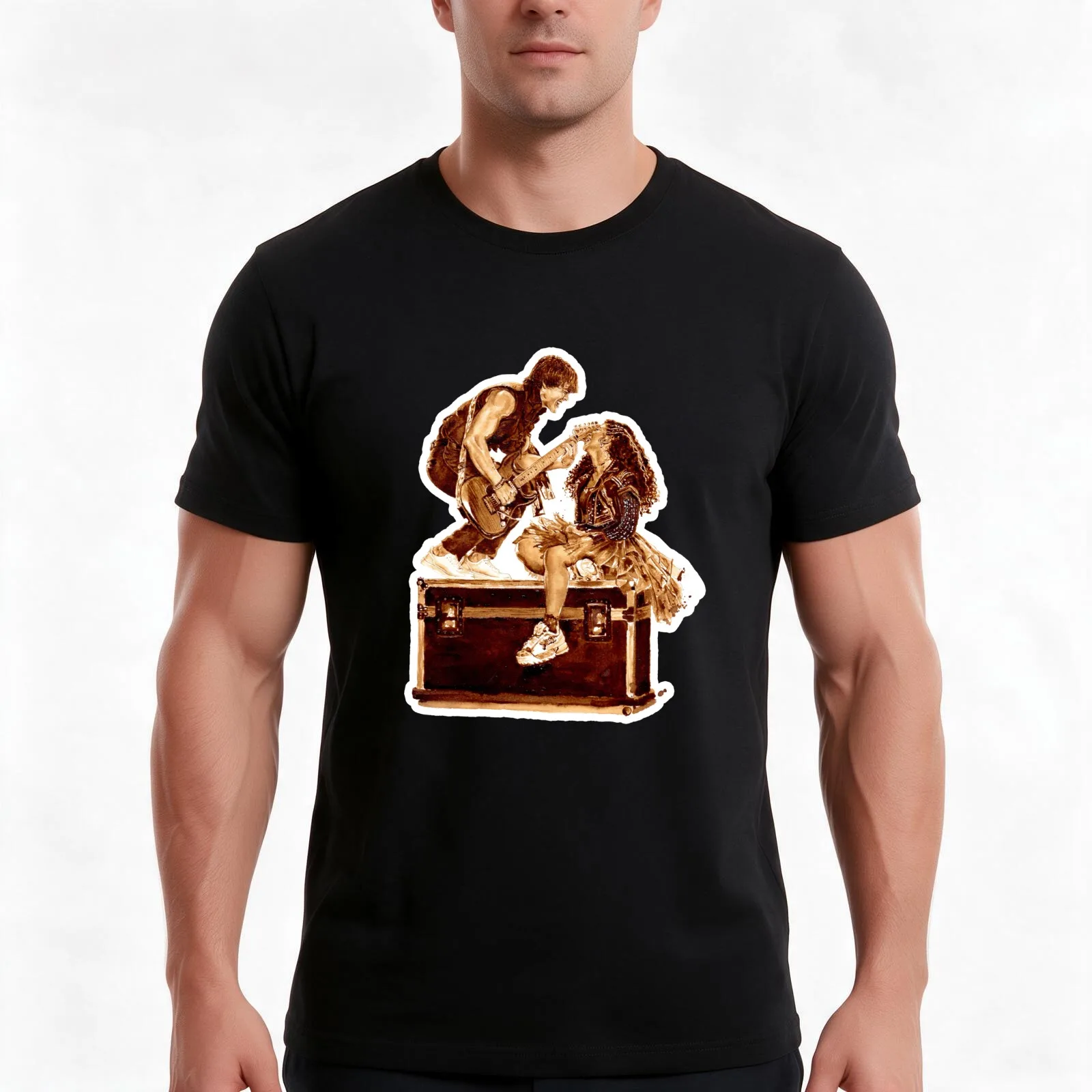 Luke and Julie - Julie and the Phantoms T-Shirt, Summer Casual Cotton Tee, Oversized Streetwear Tops, Vintage Graphic Print
