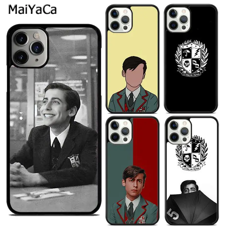 MaiYaCa Aidan Gallagher Number Five Phone Case Cover For iPhone 16 15 SE2020 6s 7 8 plus 11 12 mini 13 14 pro max  coque