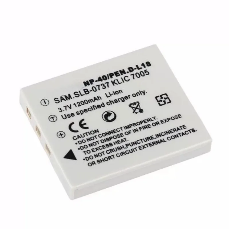 FNP-40 Replacement Battery 1200mAh for Fujifilm Instax Mini 40 50S 90 70 F402 Z1 F710 Instant Camera Full Decode