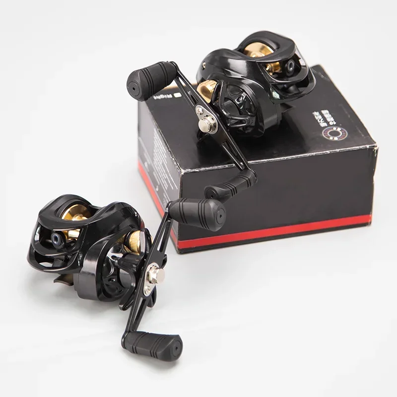 

Magnetic Brake System 8KG Drag 18+1BB Saltwater Baitcasting Reels 7.2:1 High Speed Black Gold Fishing Wheel