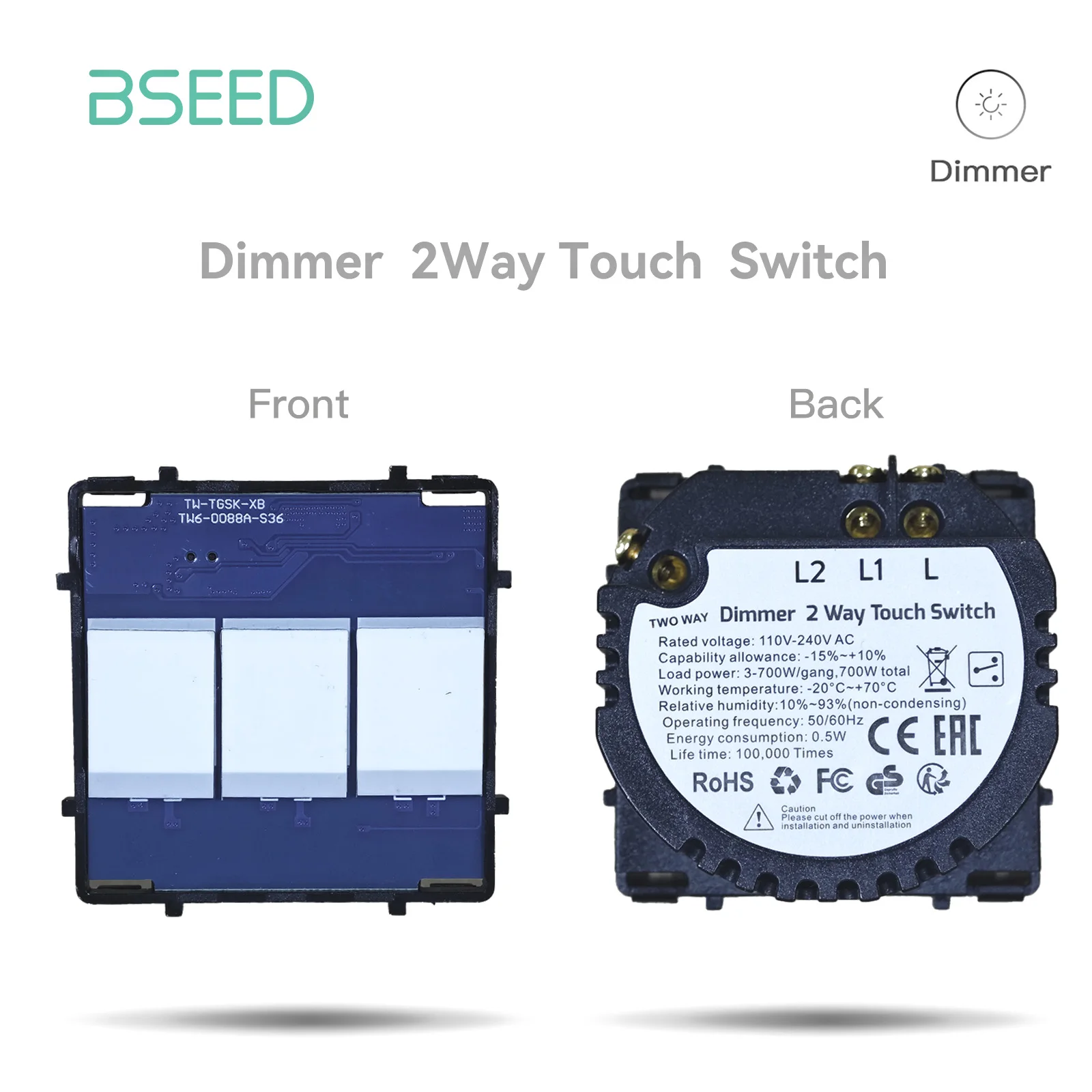 Besamen Wand Touch Schalter Dimmer Touch Lichtsc halter Funktion Teile Glasscheiben EU Wand steckdose Stecker DIY freie Kombination