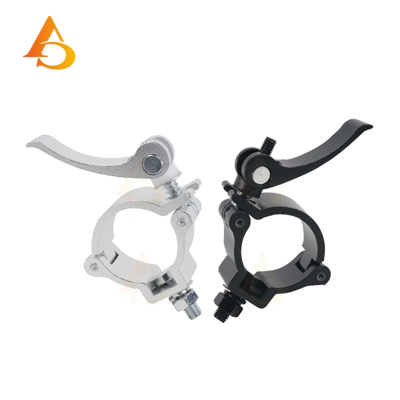 10 قطعة/الوحدة سبائك الألومنيوم أضواء المسرح المشبك شماعات السنانير قوس الثقيلة هوك مسرح الإضاءة 28-32 مللي متر 100 كجم ضوء المرحلة هوك