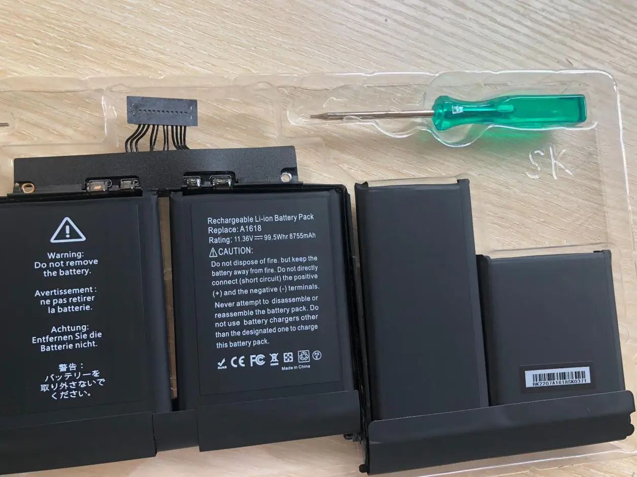 Imagem -02 - Bateria do Portátil para Apple Macbook Pro A1494 A1618 15 em A1398 Retina Me293 Me294 Mgxa2 Mgxc2 Final de 2013 e Meados de 2023 Novo