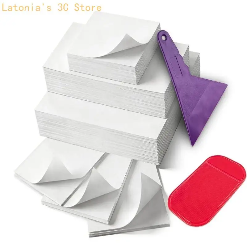 Abschnittsabdeckungsset für selbstklebende Leinwand, 400 Blatt Trennpapier X3UB – Detail 7