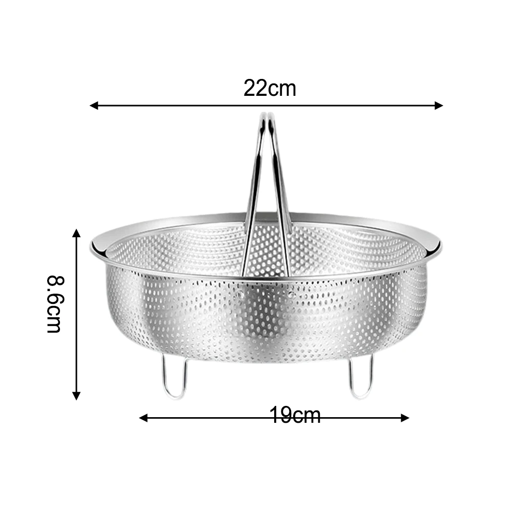Food Diameter 22cm Stainless Steel Steamer Versatile Kitchen Addition Customizable Fit Multifunctional Accessory