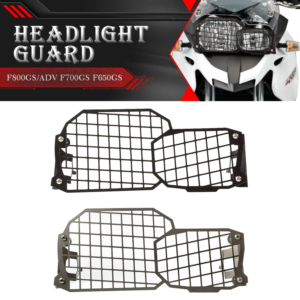 

Headlight Protector grill For BMW F800GS/ADV F700GS F650GS Motorcycle Stainless Steel Headlight Protector Guard Cover Mesh Grill