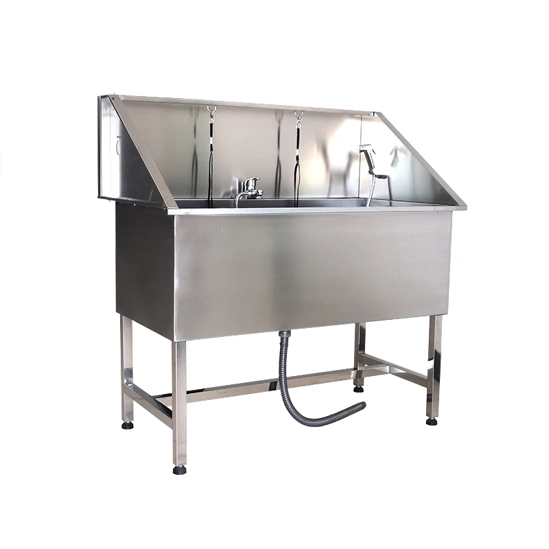 Pet Grooming Stainless Steel Dog Pet Bath Pet Bathtub Dog Washing Station Grooming Tub