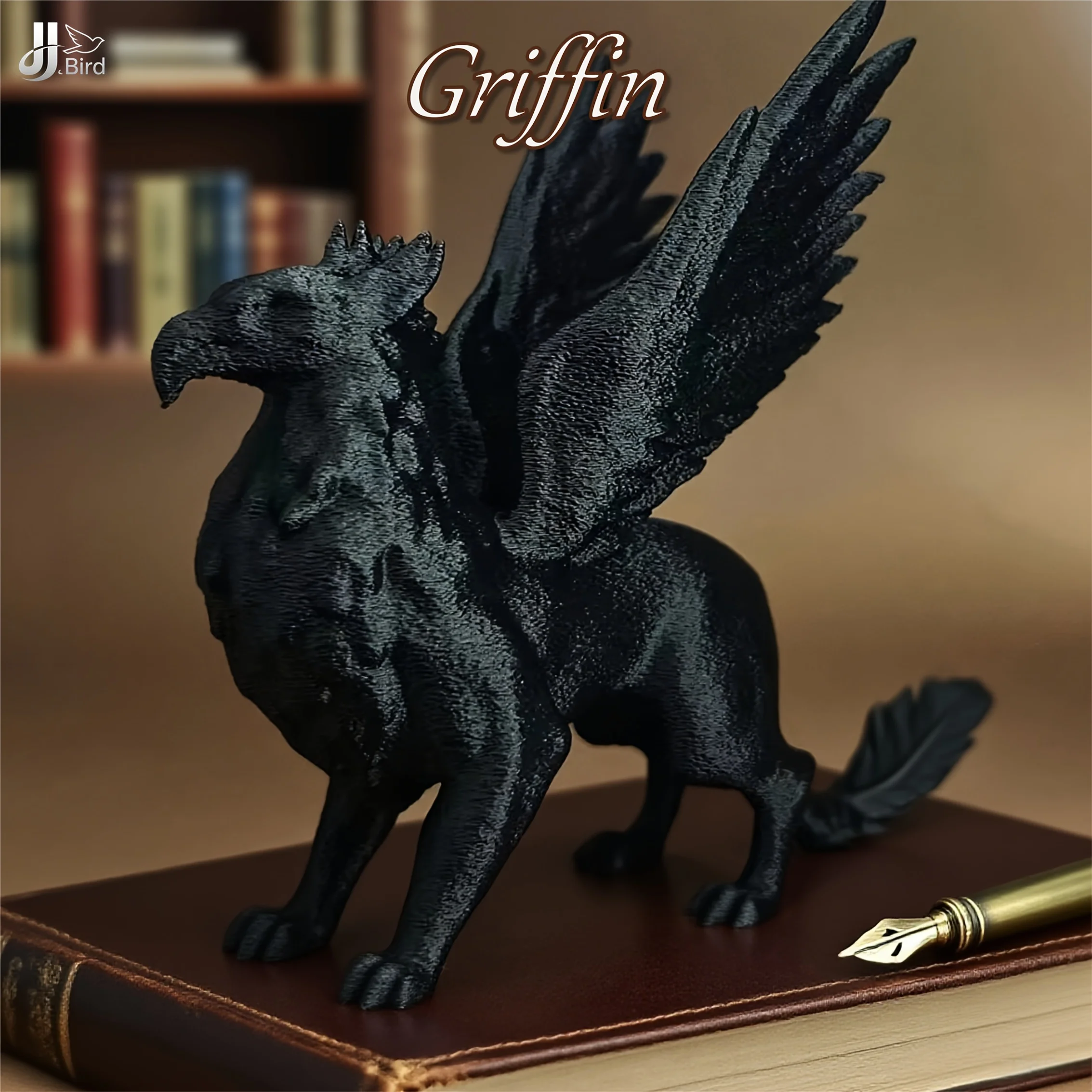 Gothic Griffin ornaments dark mythical creature modeling desktop decoration study living room creative crafts sculpture